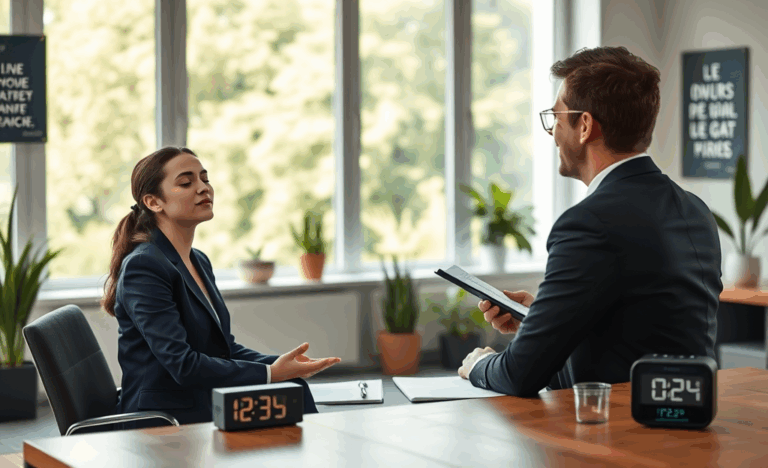 Techniques pour réduire le stress lors des entretiens en France.