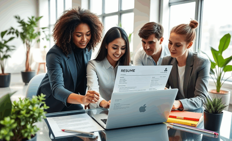 Image d'un CV bien organisé pour attirer l'attention des recruteurs.