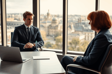 Une personne en attente d'entretien, symbolisant l'importance de la ponctualité.